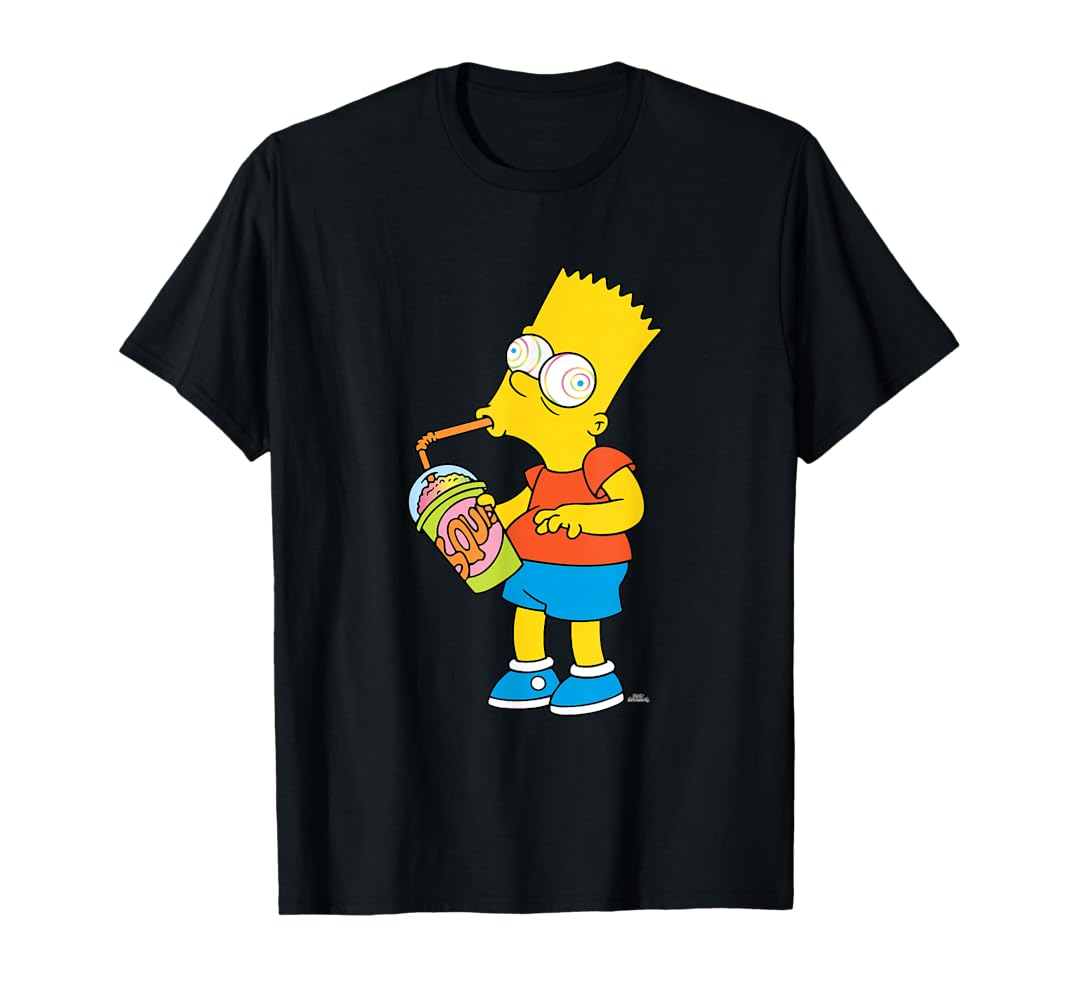 The Simpsons Bart Tシャツ シンプソンズ Amazon.com: The Simpsons Bart Simpson Squishee Brain Freeze